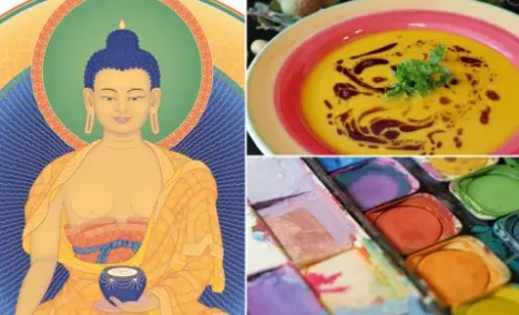 Soup & Art(1) Inspiring guided meditation, soup and art at TKMC
