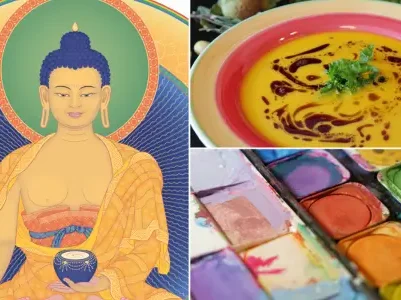 Soup & Art(1) Inspiring guided meditation, soup and art at TKMC