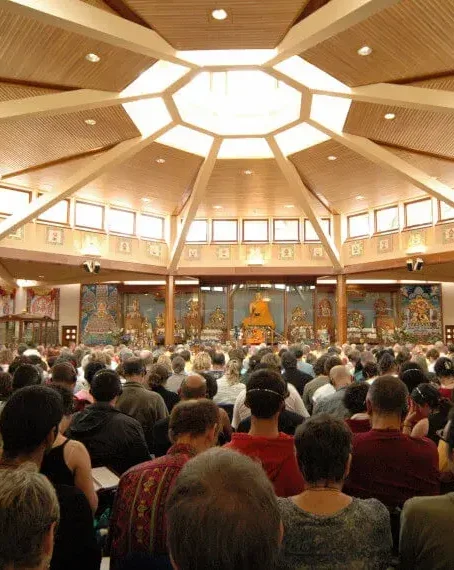 The temple in the UK: Manjushri